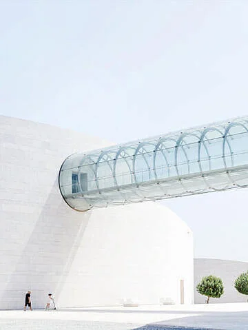 tube going into a building